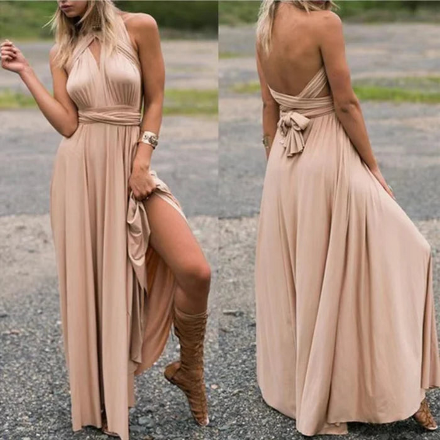 Lucia | Women’s Maxi Dress with Multi Style Elegant