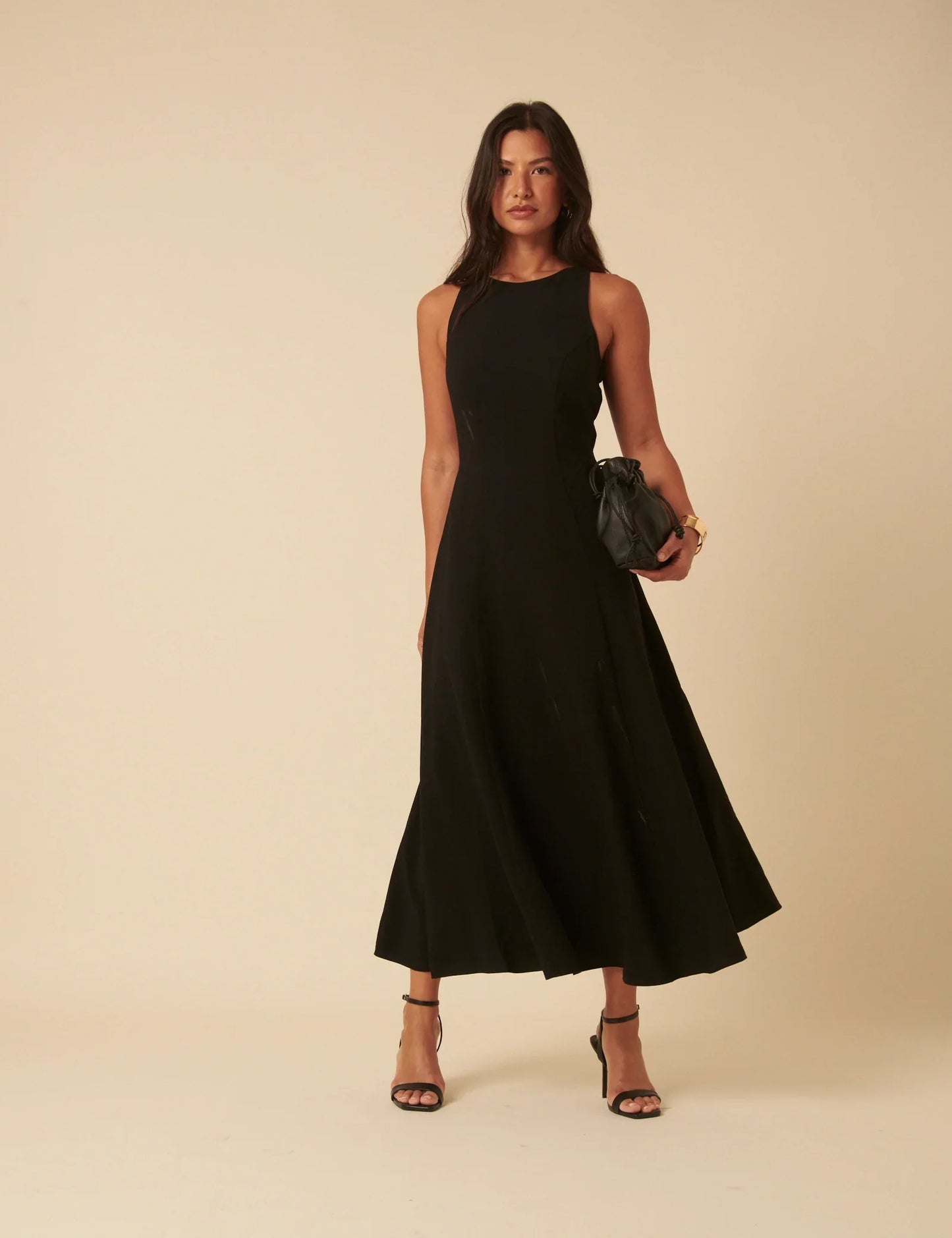 Odette | Women’s midi dress with elegant slim fit silhouette