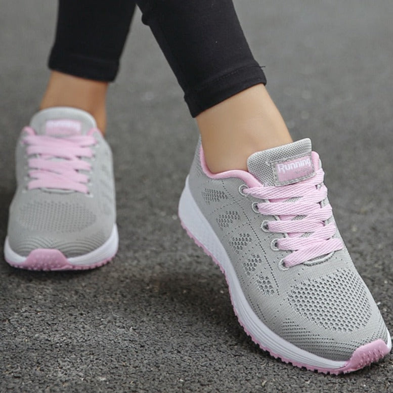 Violette | Women's casual walking sneakers with lace up design
