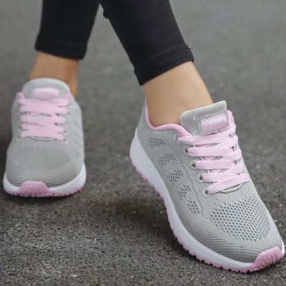 Violette | Women's casual walking sneakers with lace up design