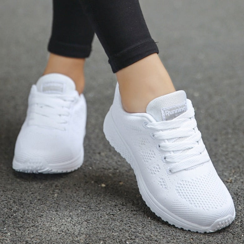Violette | Women's casual walking sneakers with lace up design