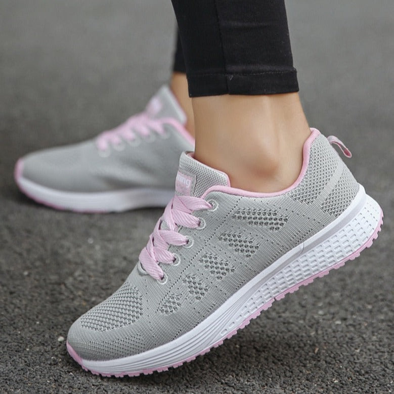 Violette | Women's casual walking sneakers with lace up design