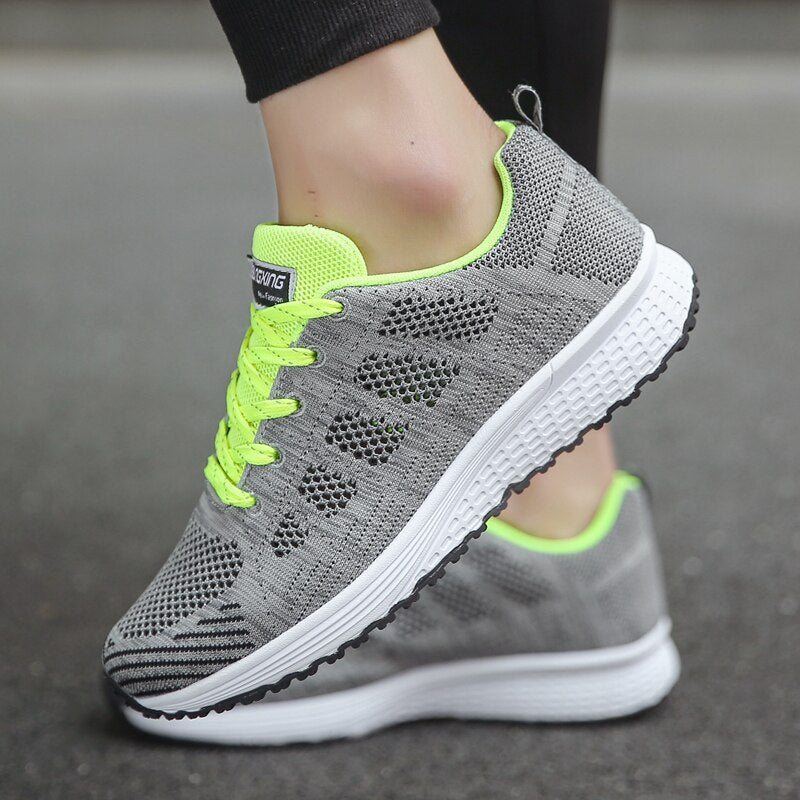 Violette | Women's casual walking sneakers with lace up design
