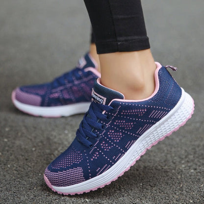 Violette | Women's casual walking sneakers with lace up design