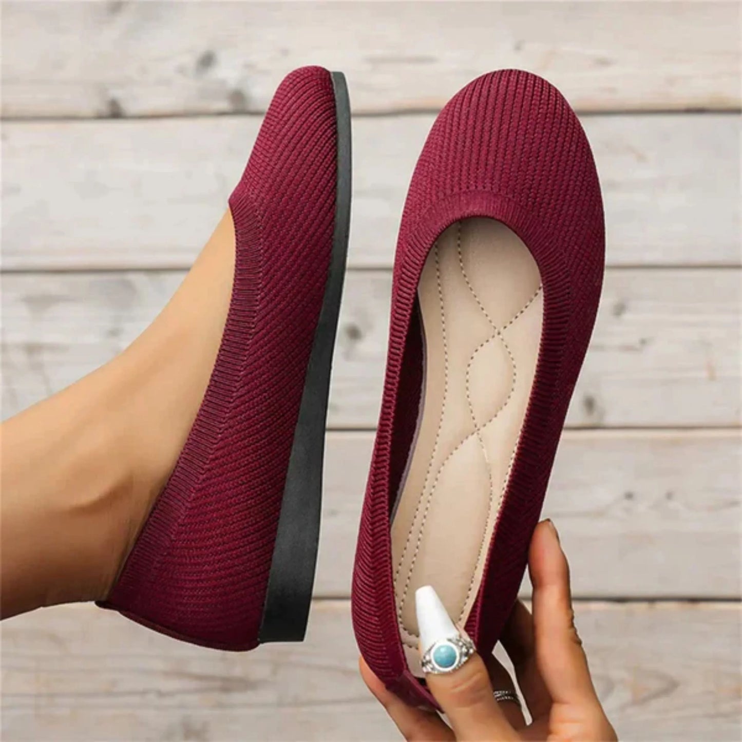 Rosalie | Women’s Orthopedic Slip On Shoes with Flat Sole
