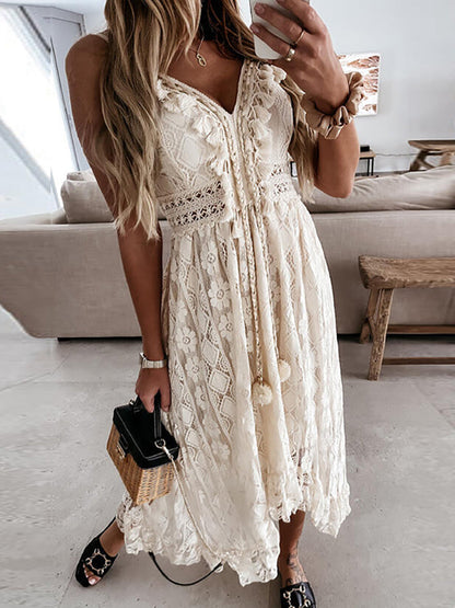 Brooklyn | Women’s elegant lace maxi dress with boho fit