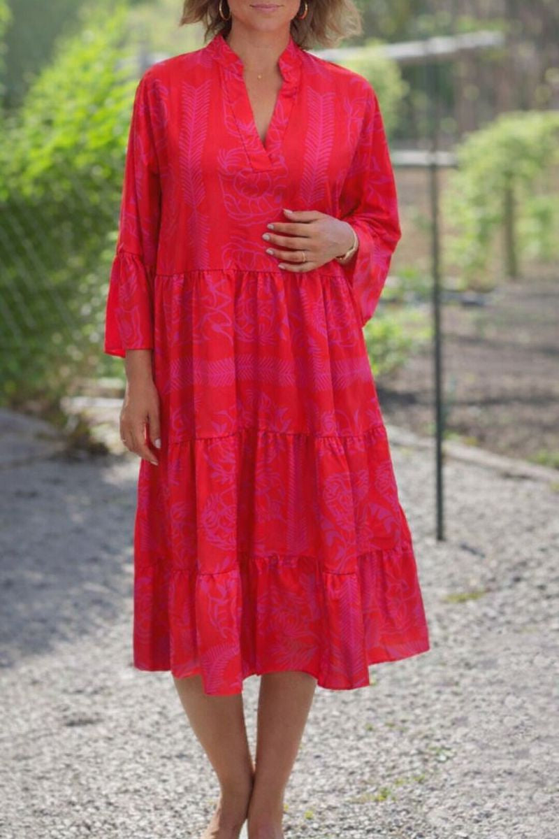 Bella | Women’s Midi Dress with Boho Loose Fit