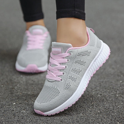 Violette | Women's casual walking sneakers with lace up design