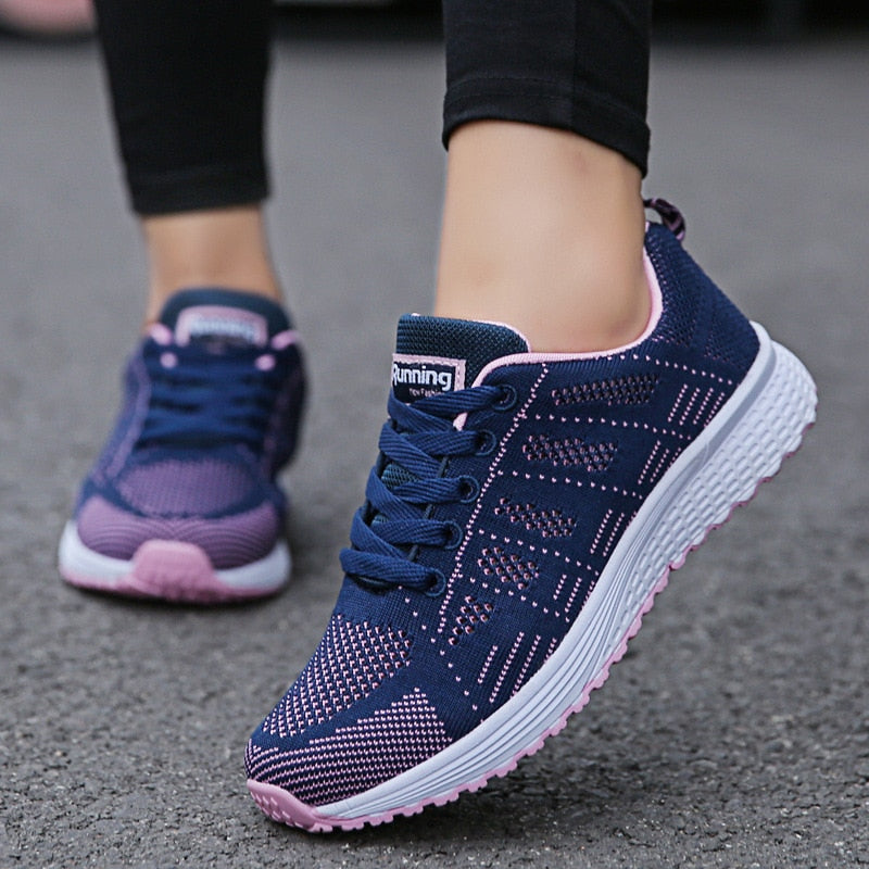 Violette | Women's casual walking sneakers with lace up design
