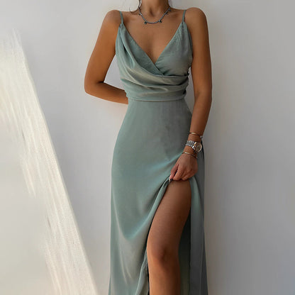 Naomi | Women’s Evening Maxi Dress with Spaghetti Strap