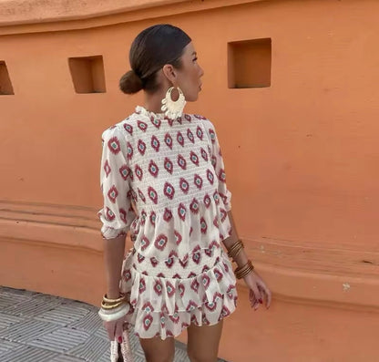 Julia | Women’s Mini Dress with A Line Wedding Guest