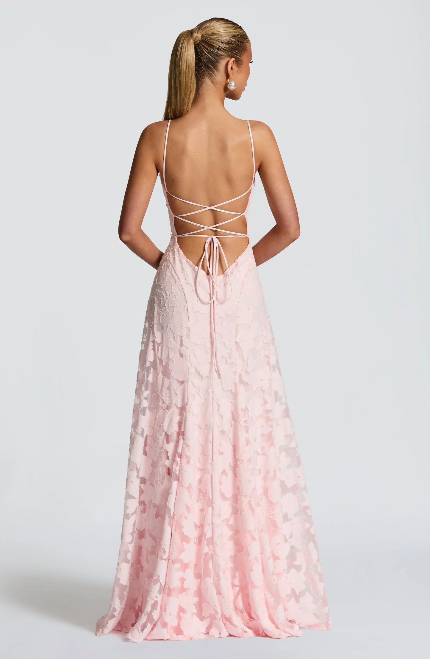 Delilah | Women’s Maxi Dress with Floral Spaghetti Strap