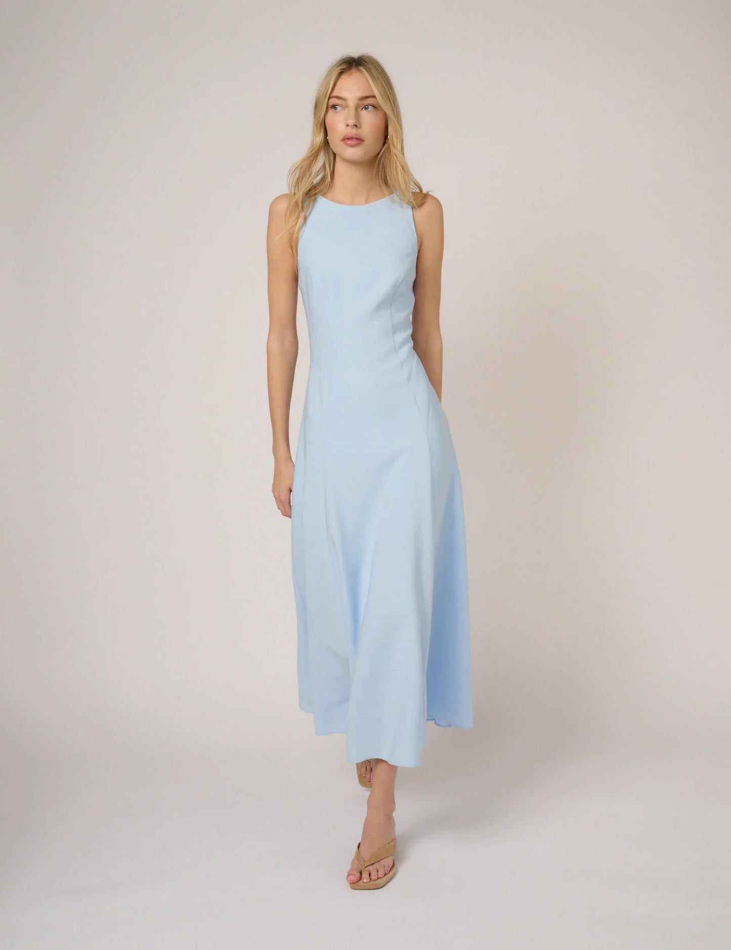 Odette | Women’s midi dress with elegant slim fit silhouette